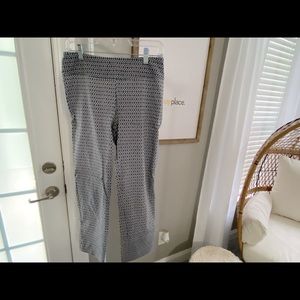 Blue and White Pants